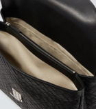 Bottega Veneta Archivist Intrecciato leather briefcase