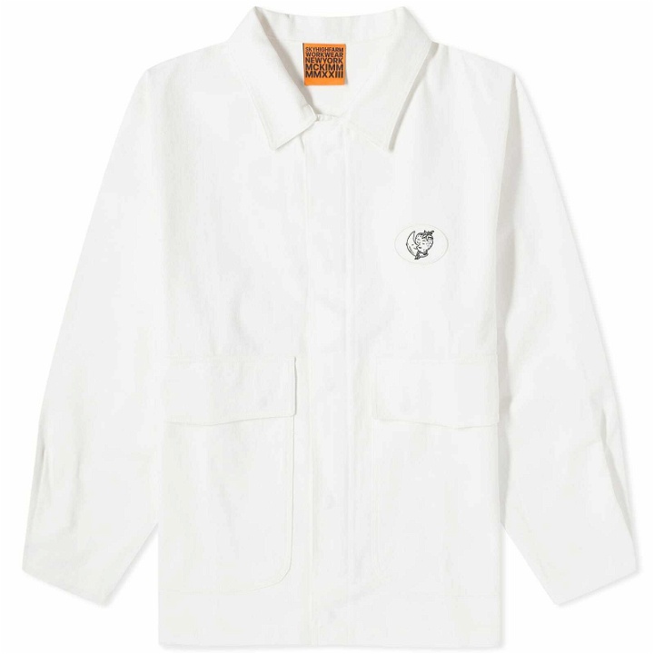 Photo: Sky High Farm Men's Alastair Mckimm Workwear Jacket in White