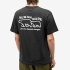 Human Made Men's Polar Back T-Shirt in Black