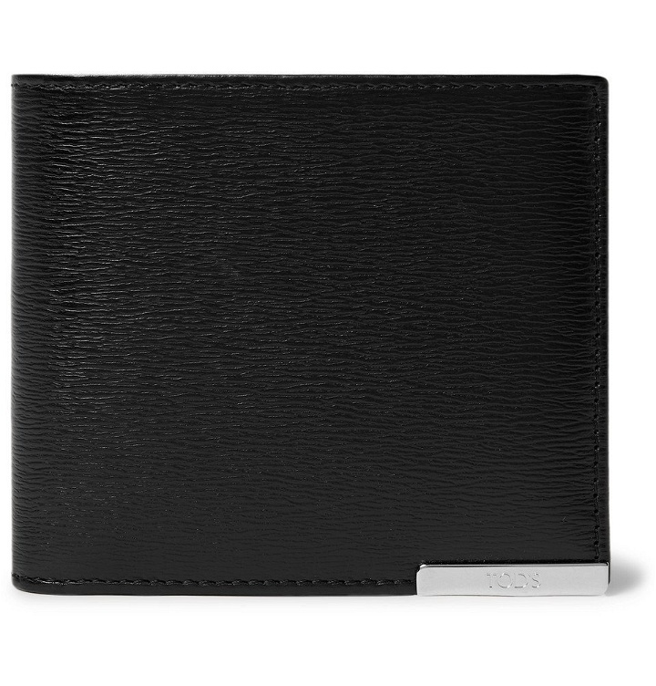 Photo: Tod's - Textured-Leather Billfold Wallet - Men - Black
