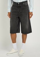 Ami Paris Denim Shorts Black