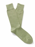 Paul Smith - Ribbed Cotton-Blend Socks