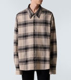 Calvin Klein Collection Tyson checked cotton shirt