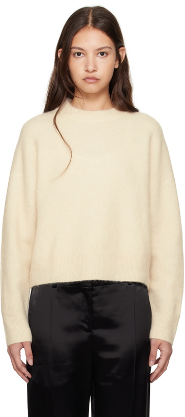 Photo: Filippa K Off-White Fluffy Sweater