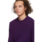 Boss Purple Wool Cordial Ambotrevo Sweater