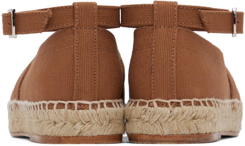 Bode Brown Ankle Strap Espadrilles