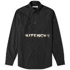 Givenchy Faded Logo Poplin Shirt