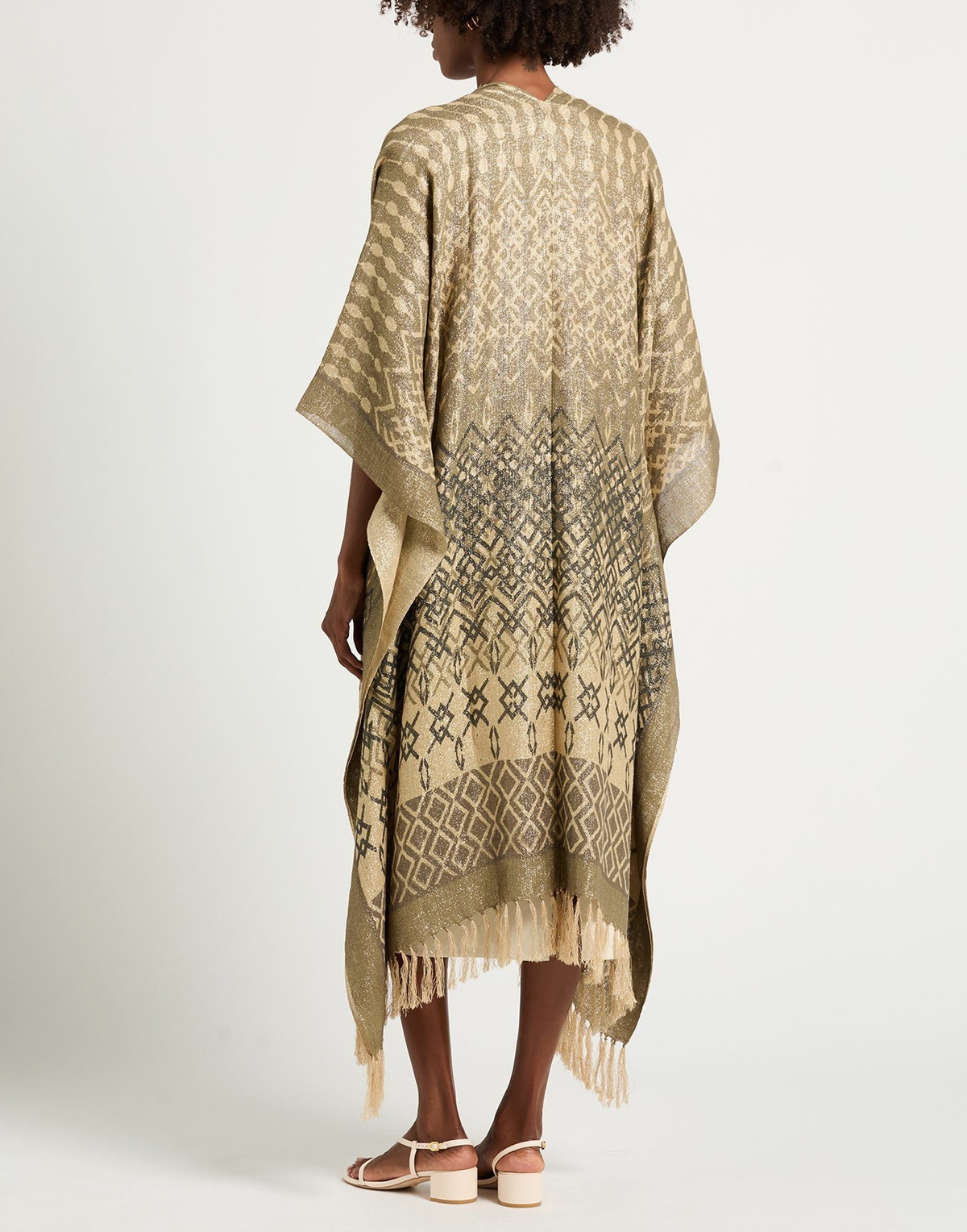 Brunello Cucinelli Womens Cape Khaki