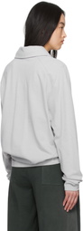 Serapis Gray Sailor Long Sleeve Polo