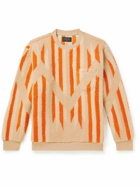 Beams Plus - Fleece-Jacquard Sweatshirt - Neutrals