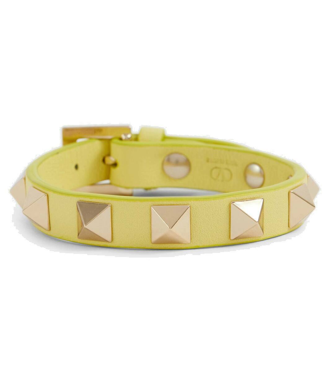 Valentino Garavani Rockstud leather bracelet Valentino Garavani