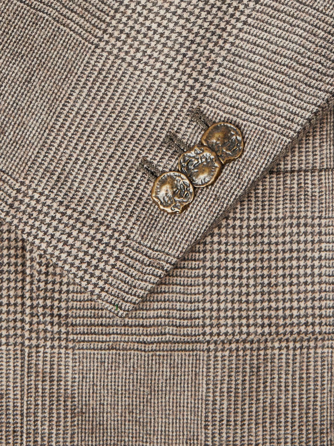 Sid Mashburn - Ghost Prince of Wales Virgin Wool Suit Jacket - Brown