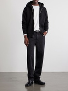 Les Tien - Cotton-Jersey Zip-Up Hoodie - Black