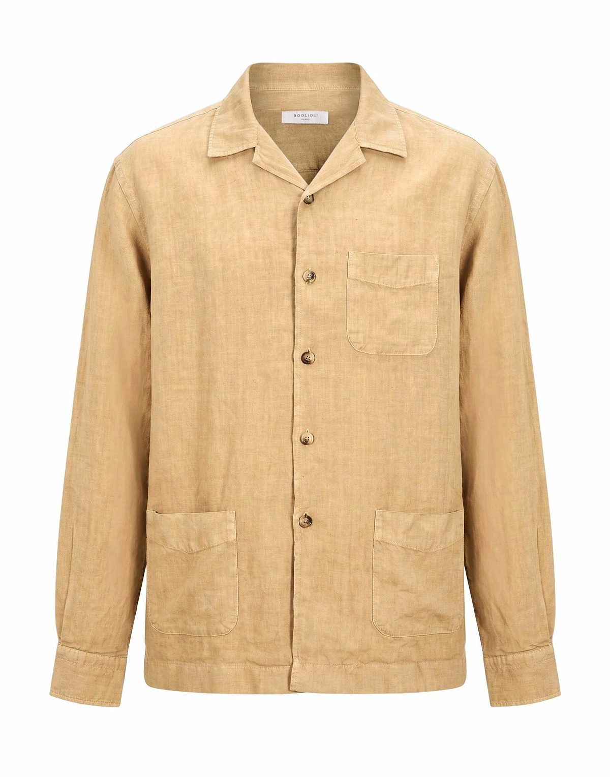 Boglioli Mens Shirt Sand