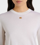Dolce&Gabbana DG cashmere and silk sweater