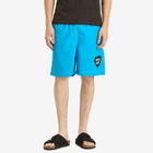 Human Made Men's Heart Swim Shorts in Blue