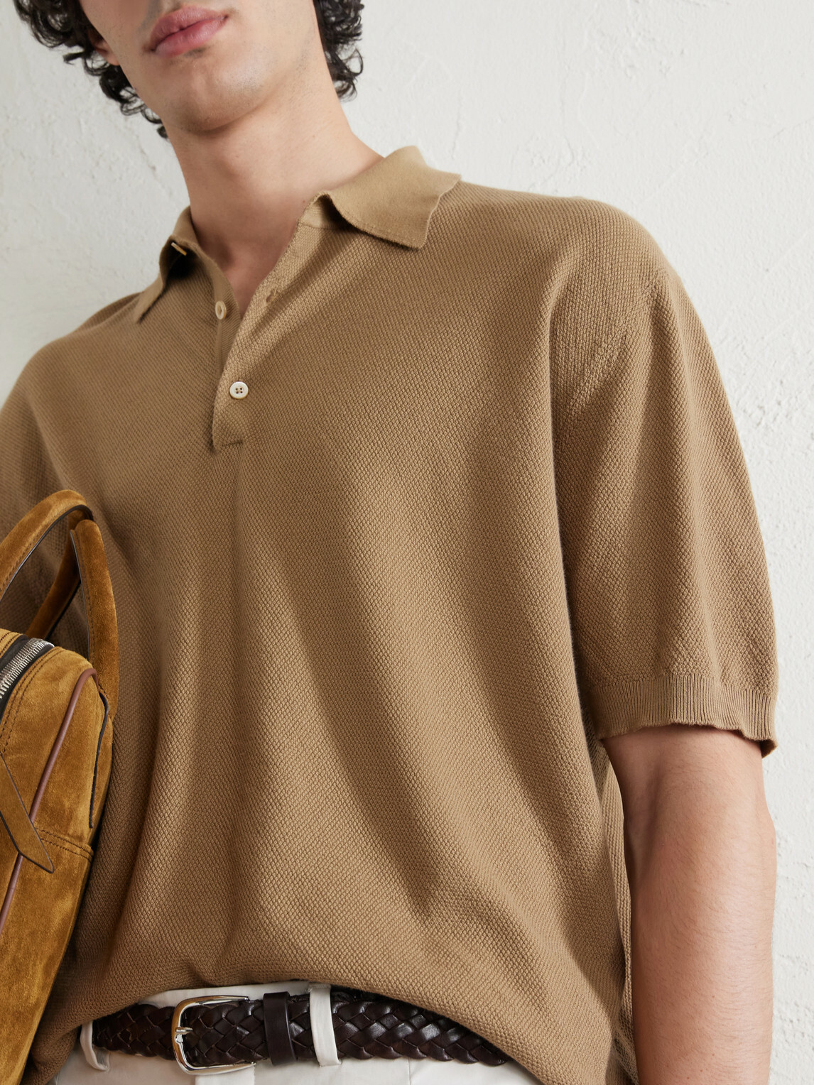Boglioli - Cotton-Piqué Polo Shirt - Brown