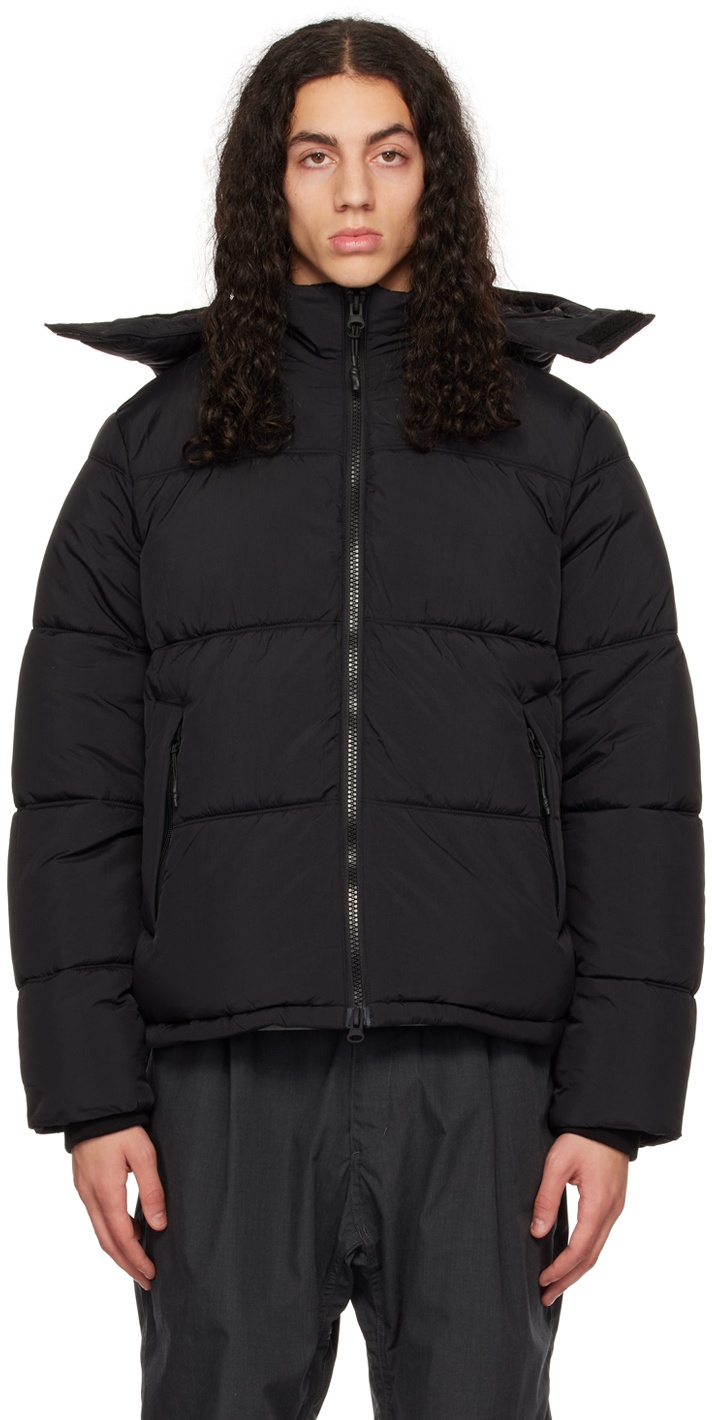 Photo: The Very Warm Black Hooded Puffer Jacket