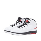 Air Jordan 2 Retro PS Sneakers in White/Varsity Red/Black