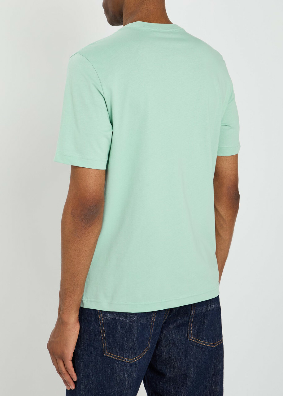PS Paul Smith In A Row Printed Cotton T-shirt Green