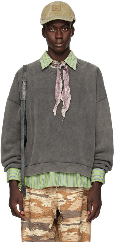 Photo: Acne Studios Gray Faded Sweater