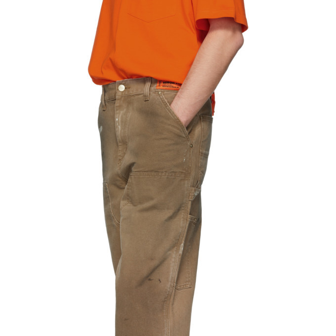 HERON PRESTON×Carhartt ペインターパンツ Heron Preston X Carhartt Wip Jeans Khaki | The Webster