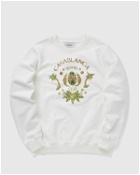 Casablanca Joyaux D'afrique Tennis Club Printed Sweatshirt White - Mens - Sweatshirts