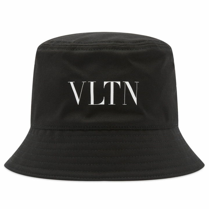 Photo: Valentino Men's VLTN Bucket Hat in Nero/Bianco