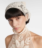 Magda Butrym Crochet cotton scarf