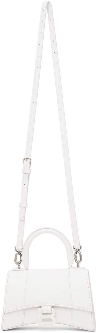 Balenciaga White Hourglass Bag