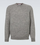 Brunello Cucinelli Alpaca, cashmere, and wool-blend sweater
