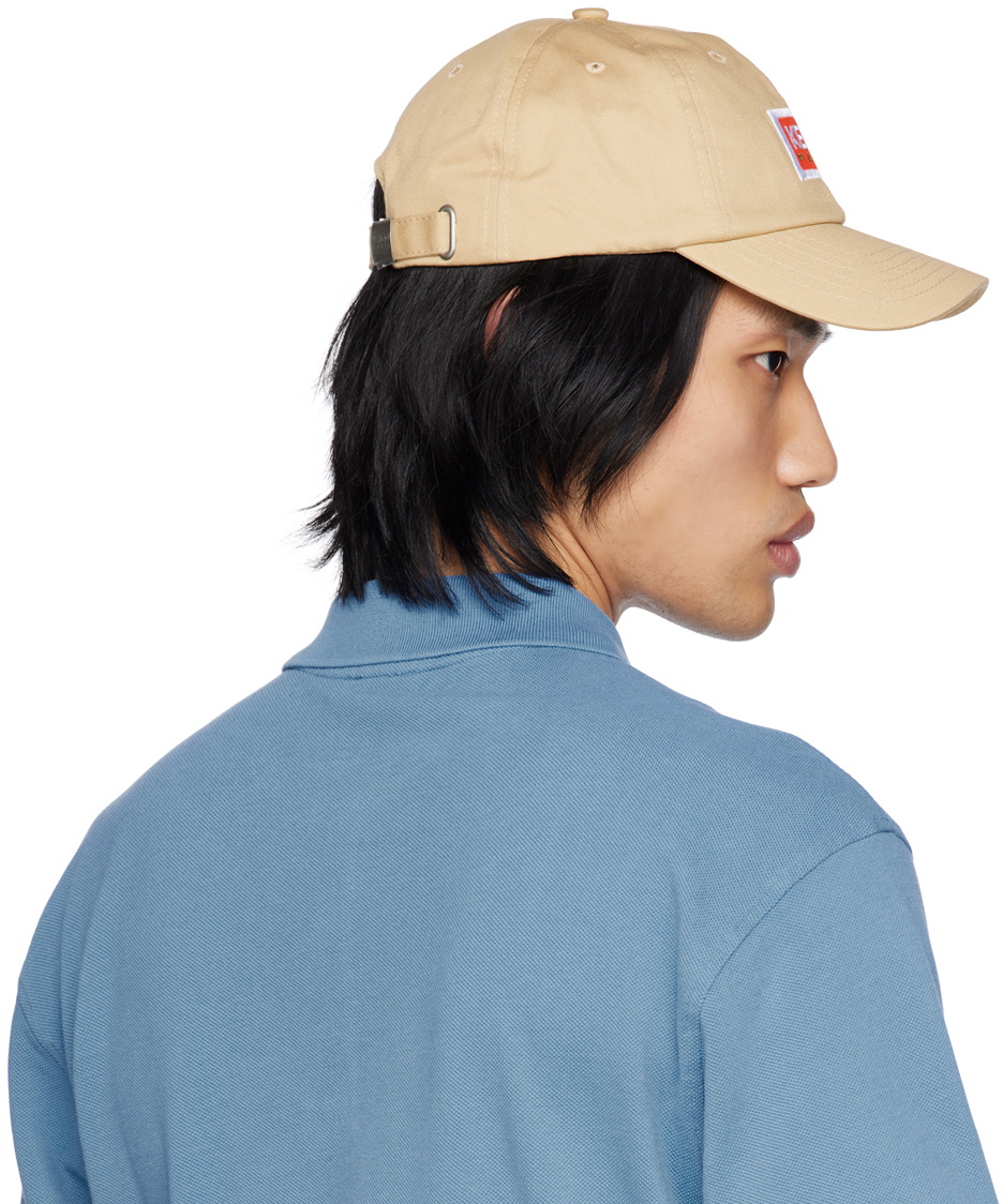 Kenzo Beige Kenzo Paris Baseball Cap Kenzo