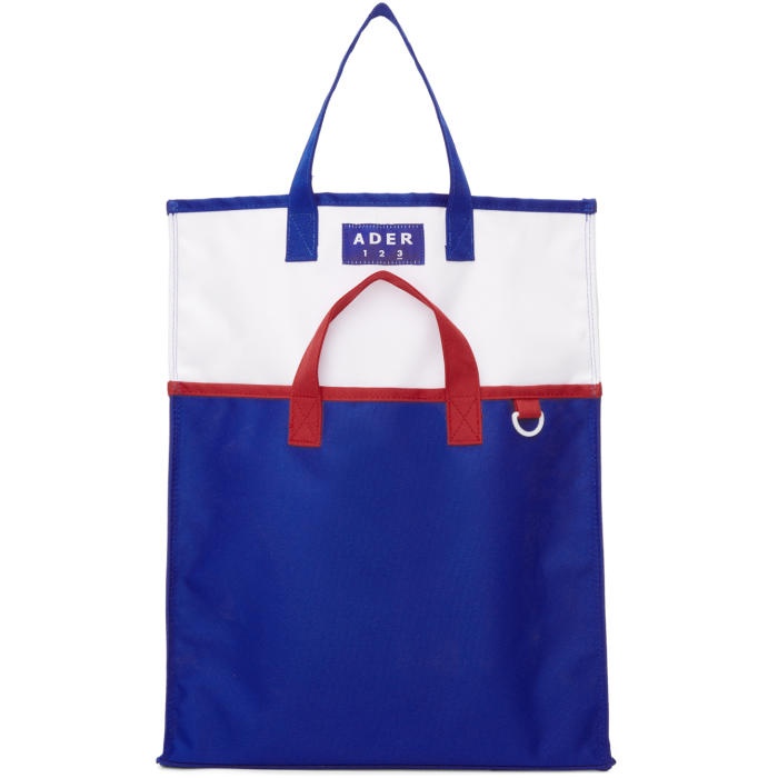 Photo: ADER error Blue and White Twin Tote