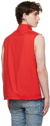 Palm Angels Red Classic Vest