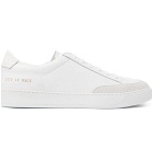 Common Projects - Tennis Pro Suede-Trimmed Leather Sneakers - Men - White