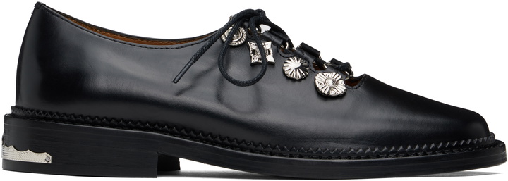Photo: Toga Virilis Black Hard Leather Derbys
