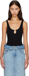 Diesel Black Keyhole Bodysuit