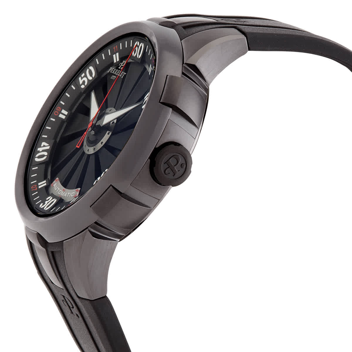 Perrelet Turbine XL Black Dial Automatic Mens Watch A1051-1