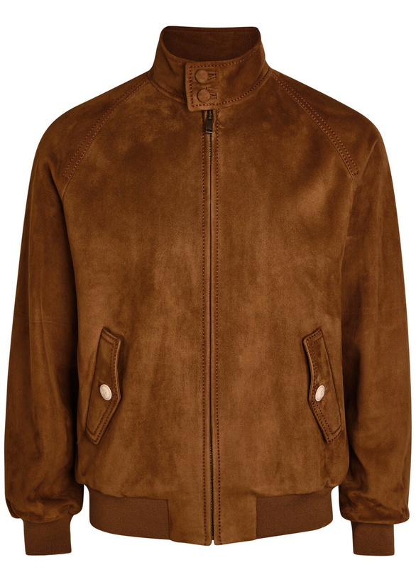 Photo: Valentino Garavani Suede Jacket Brown