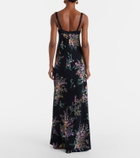 Dolce&Gabbana Floral silk-blend charmeuse maxi dress