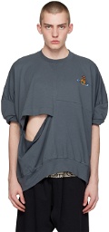 Vivienne Westwood Gray Twisted Sweatshirt