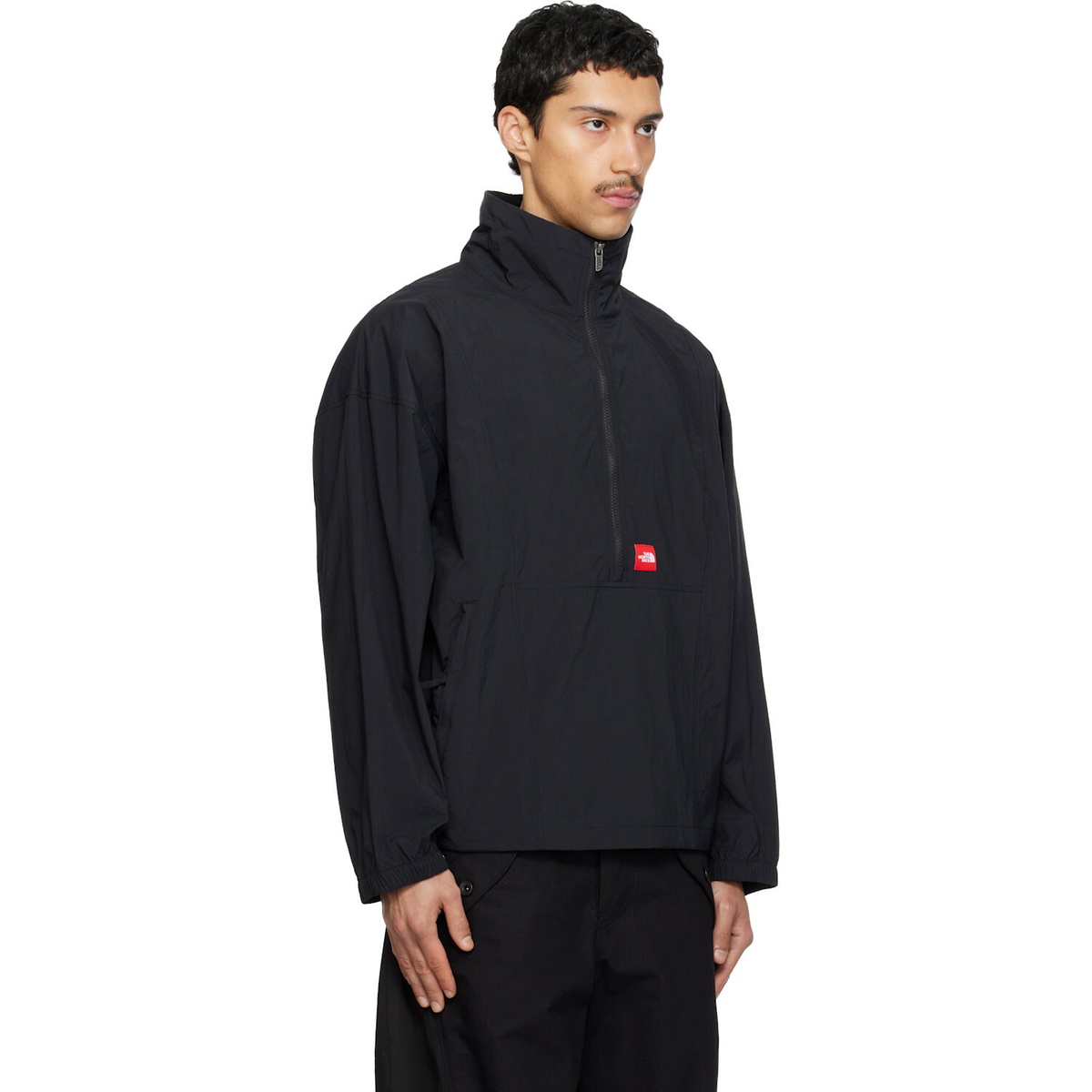 The North Face Black TNF Red Box Taslan Jacket