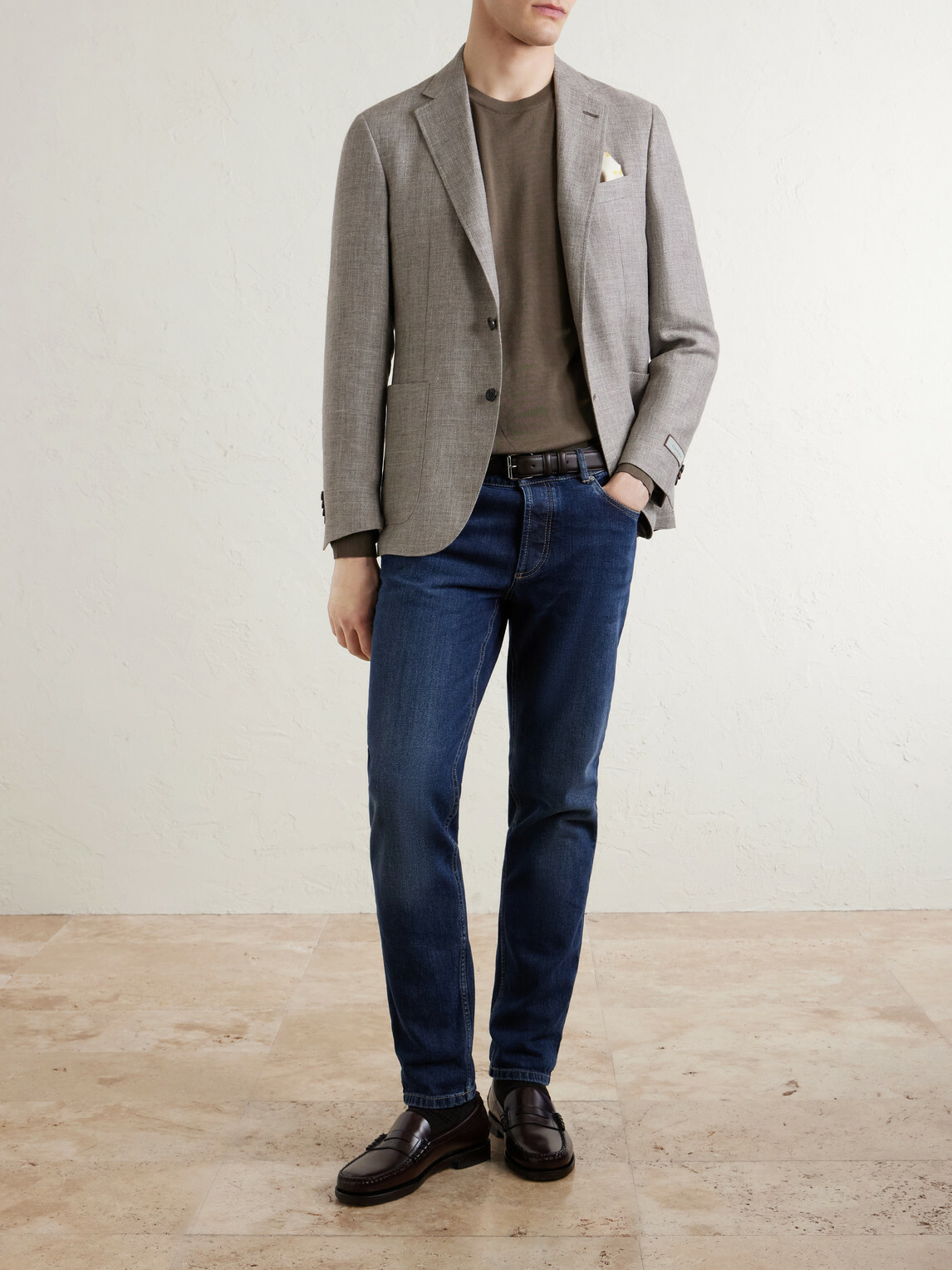 Canali - Cotton Sweater - Brown
