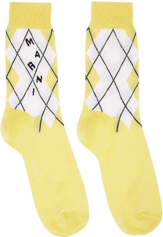 Photo: Marni Yellow Argyle Socks