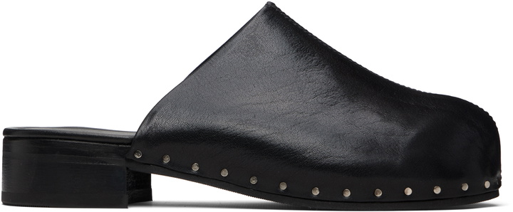 Photo: OUR LEGACY Black Naoto Clog Loafers