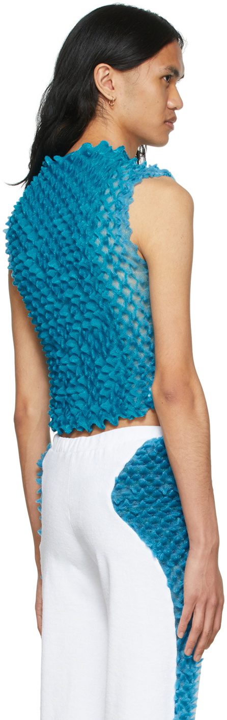Chet Lo SSENSE Exclusive Blue The Leeloo Tank Top