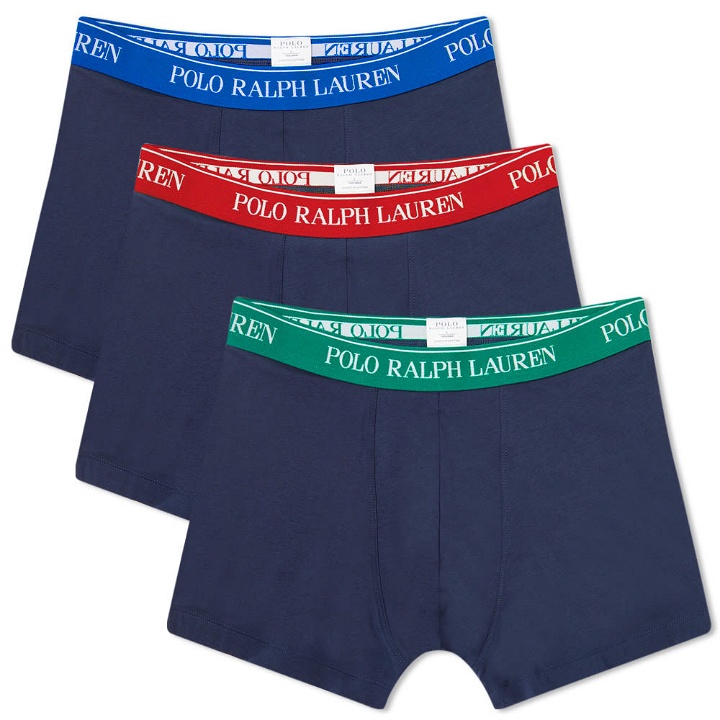 Photo: Polo Ralph Lauren Colour Waistband Boxer Short - 3 Pack