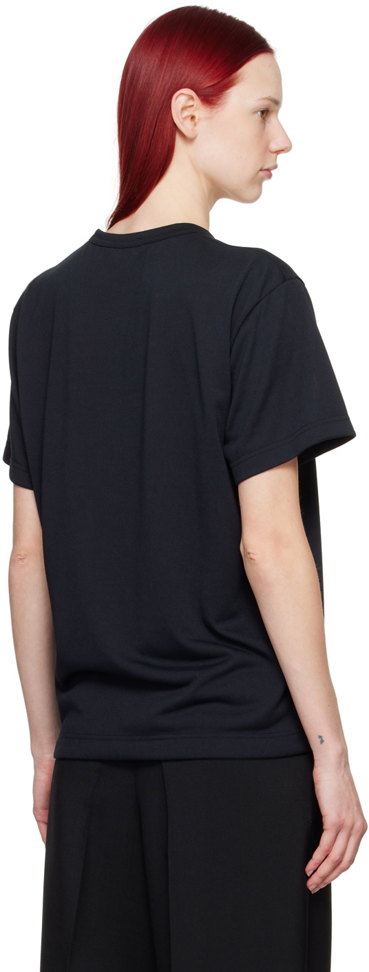 Comme des Garçons Homme Plus Black Appliqué T-Shirt