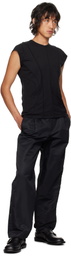 LGN Louis Gabriel Nouchi Black Corset Details Tank Top
