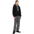 Jil Sander Black Cotton Hoodie